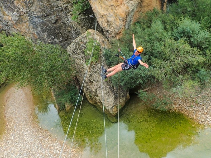 Tercer Puente de la vía ferrata de Bierge